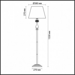 Торшер Odeon Light Gaellori 3393/1F в Игриме - igrim.mebel24.online | фото 3