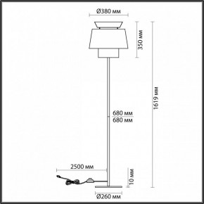 Торшер Odeon Light Kressa 4992/1F в Игриме - igrim.mebel24.online | фото 4