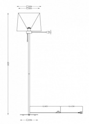 Торшер с подсветкой Maytoni Farel Z001FL-L3W-1B в Игриме - igrim.mebel24.online | фото