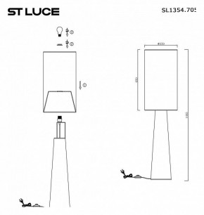 Торшер ST-Luce Jackie SL1354.705.01 в Игриме - igrim.mebel24.online | фото 5