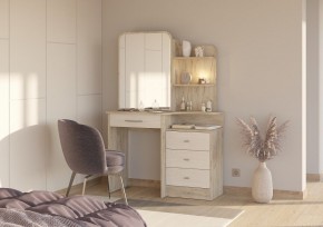 ВЕРОНА Трюмо (дуб крафт серый/скандинавское дерево белое) в Игриме - igrim.mebel24.online | фото 3