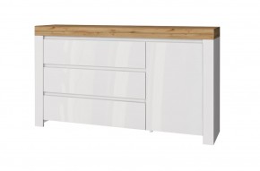 Тумба 1D3S, TAURUS, цвет белыйдуб вотан в Игриме - igrim.mebel24.online | фото 1