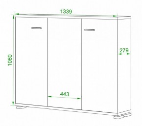 Тумба Домино нельсон ПУ-60-4 в Игриме - igrim.mebel24.online | фото 2