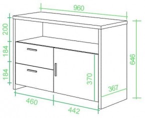 Тумба комбинированная Домино Lite ТБЛ в Игриме - igrim.mebel24.online | фото 2