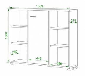 Тумба комбинированная Домино нельсон ПУ-60-2 в Игриме - igrim.mebel24.online | фото 2