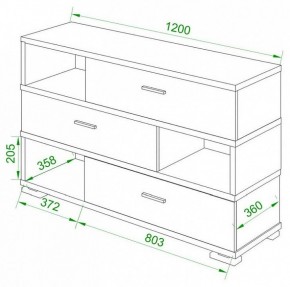 Тумба комбинированная Домино СБ-40/3-ПВК в Игриме - igrim.mebel24.online | фото 2