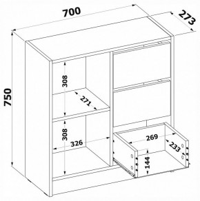 Тумба комбинированная Т-1 в Игриме - igrim.mebel24.online | фото 4