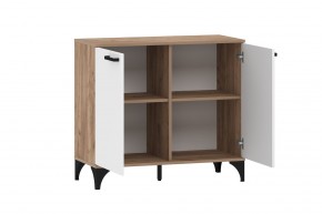 Тумба НМ 013.78 "Марсель" (Меренга/Дуб Крафт Табачный) в Игриме - igrim.mebel24.online | фото 2