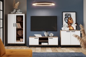 Тумба НМ 013.78 "Марсель" (Меренга/Дуб Крафт Табачный) в Игриме - igrim.mebel24.online | фото 3