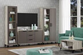 Тумба НМ 013.79 "Марсель" (Софт Графит/Дуб Крафт Серый) в Игриме - igrim.mebel24.online | фото 3