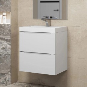 Тумба под раковину Uperwood Tanos 50 см, подвесная, белая матовая в Игриме - igrim.mebel24.online | фото