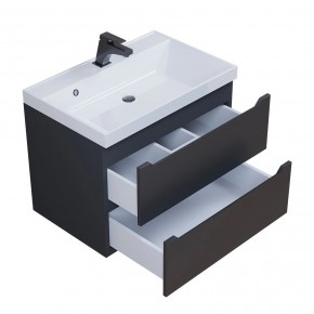 Тумба под раковину Uperwood Tanos 70 см, подвесная, черная матовая в Игриме - igrim.mebel24.online | фото 10
