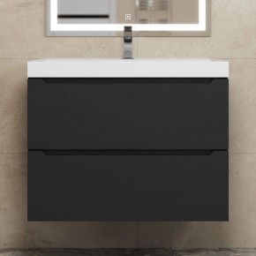 Тумба под раковину Uperwood Tanos 70 см, подвесная, черная матовая в Игриме - igrim.mebel24.online | фото 8