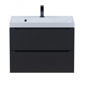 Тумба под раковину Uperwood Tanos 70 см, подвесная, черная матовая в Игриме - igrim.mebel24.online | фото 9