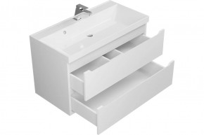 Тумба под раковину Uperwood Tanos 90 см, подвесная, белая матовая в Игриме - igrim.mebel24.online | фото 2