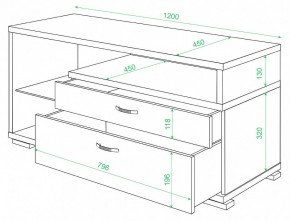 Тумба под ТВ Домино ТК-10М в Игриме - igrim.mebel24.online | фото 2