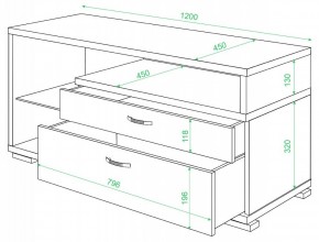 Тумба под ТВ Домино ТК-10М в Игриме - igrim.mebel24.online | фото 2