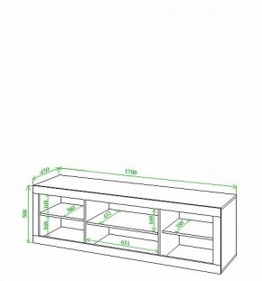 Тумба под ТВ Toivo Кон170 в Игриме - igrim.mebel24.online | фото 2