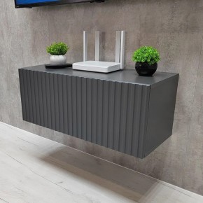 Тумба подвесная под ТВ LINES MTV1-MA 750 Темно-серый (Графит-M 10.1.25) в Игриме - igrim.mebel24.online | фото 9