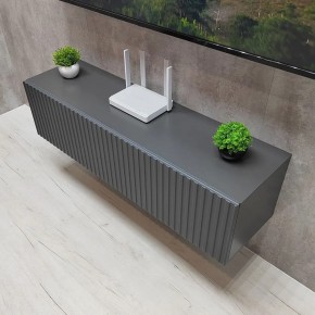 Тумба подвесная под ТВ LINES MTV4-MA 1150 Темно-серый (Графит-M 10.1.25) в Игриме - igrim.mebel24.online | фото 2