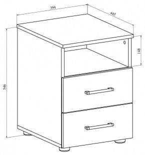 Тумбочка Офис ОФ-24 в Игриме - igrim.mebel24.online | фото 2