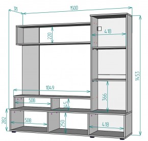 ТВ стенка TV54 в Игриме - igrim.mebel24.online | фото 2