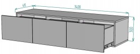ТВ тумба подвесная TV79 (3 ящика) в Игриме - igrim.mebel24.online | фото 2