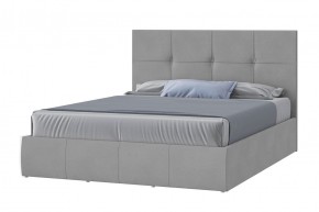 ТВИСТ Кровать с ПМ 1400 (светло-серый) в Игриме - igrim.mebel24.online | фото