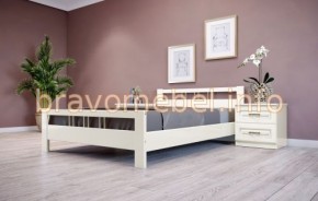 ВЕРОНИКА-3 Кровать из массива 1400 (Слоновая кость) в Игриме - igrim.mebel24.online | фото