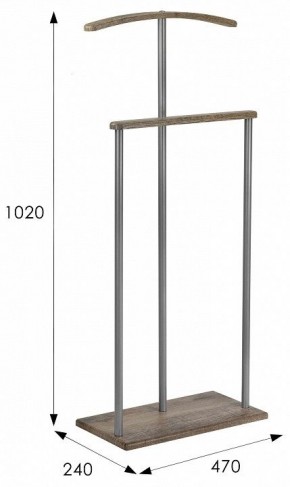 Вешалка для костюма Дэви 1 в Игриме - igrim.mebel24.online | фото 12