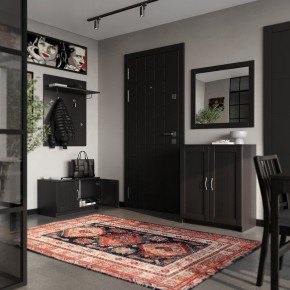 Вешалка СИРИУС настенная с полкой, цвет Дуб Венге в Игриме - igrim.mebel24.online | фото 4