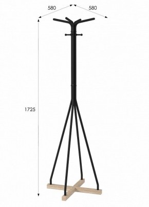 Вешалка-стойка Галилео 218 в Игриме - igrim.mebel24.online | фото 7