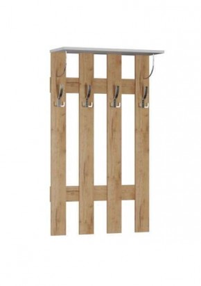 Вешалка Ямайка ЯПВ-1 Дуб крафт золотой/Белый в Игриме - igrim.mebel24.online | фото