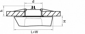 Встраиваемый светильник Lightstar Flutto 006430 в Игриме - igrim.mebel24.online | фото 3