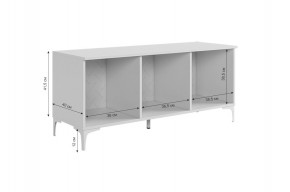 ЗЕФИР Гостиная К1 (белое дерево/белый муар) в Игриме - igrim.mebel24.online | фото 4