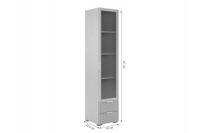 ЗЕФИР Гостиная К1 (белое дерево/белый муар) в Игриме - igrim.mebel24.online | фото 5