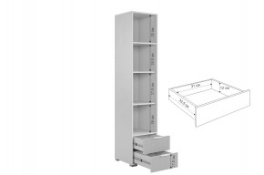 ЗЕФИР Гостиная К1 (белое дерево/белый муар) в Игриме - igrim.mebel24.online | фото 6