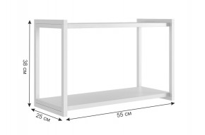 ЗЕФИР Гостиная К2 (белое дерево/черный муар) в Игриме - igrim.mebel24.online | фото 10